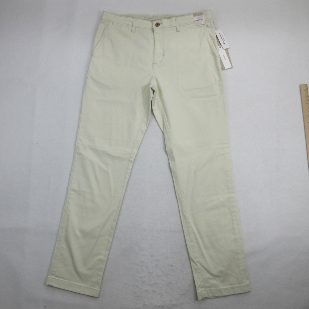 Tommy Bahama Men's Pants 35x32 Boracay Island Chino Stretch Beige New DEFECT